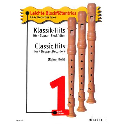 9790001121675 - Klassik Hits 1 - leichte Blockflötentrios