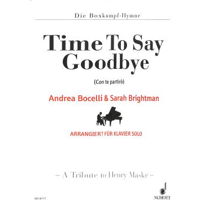 9790001122139 - Time to say goodbye (con te partiro)