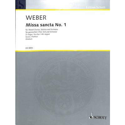 9790001123563 - Missa sancta 1 Es-Dur WEV A 2