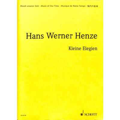 9790001125802 - Kleine Elegien für alte Instrumente eingerichtet 9790001125802 - Kleine Elegien für alte Instrumente eingerichtet