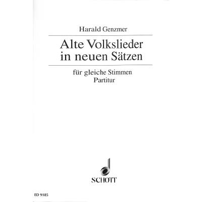 9790001127325 - Alte Volkslieder in neuen Sätzen