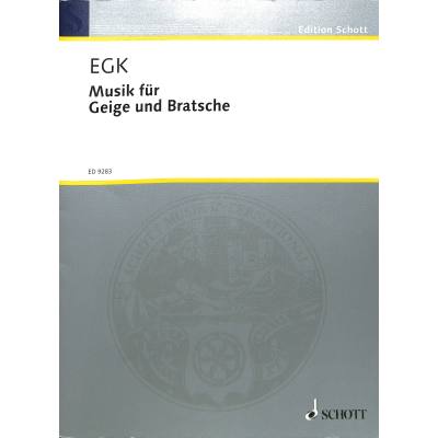 9790001129435 - Musik für Geige und Bratsche