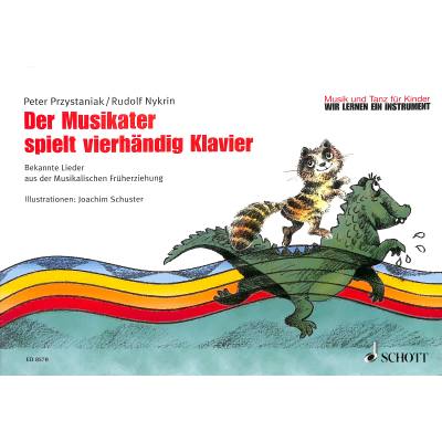 9790001129855 - Der Musikater spielt vierhändig Klavier | Bekannte Lieder aus der musikalischen Früherziehung