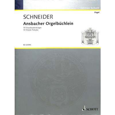 9790001151290 - Ansbacher Orgelbüchlein