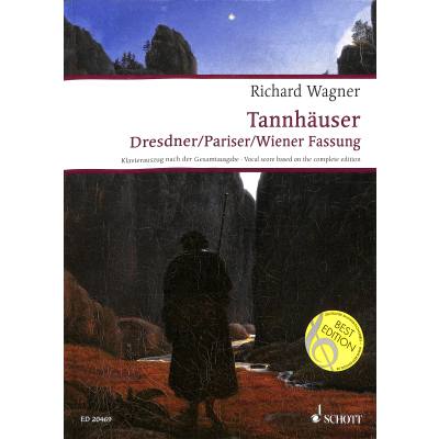 9790001154543 - Tannhäuser WWV 70 | Dresdner Pariser Wiener Fassung