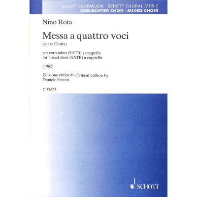 9790001161541 - Messa a 4 voci