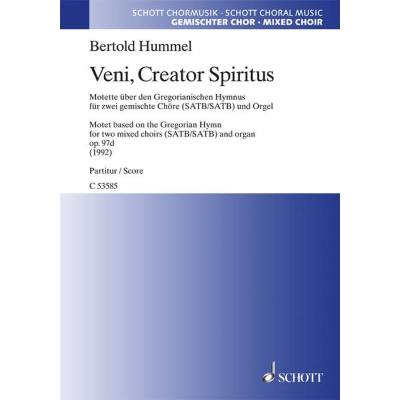 9790001169790 - Veni creator spiritus op 97d (1992)