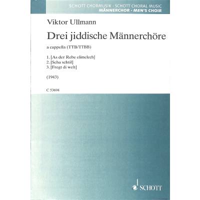 9790001170802 - 3 jiddische Männerchöre