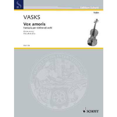 9790001173186 - Vox amoris - fantasia per violino ed archi