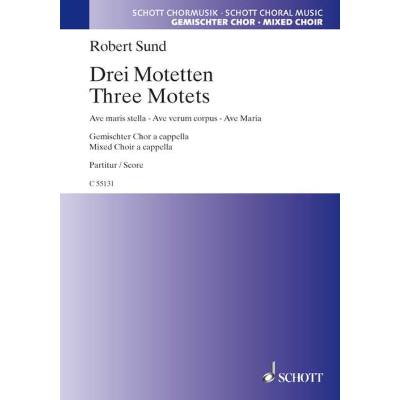 9790001189637 - 3 Motetten