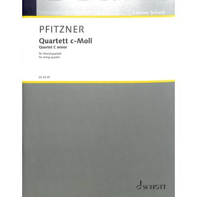 9790001216654 - Quartett c-moll op 50