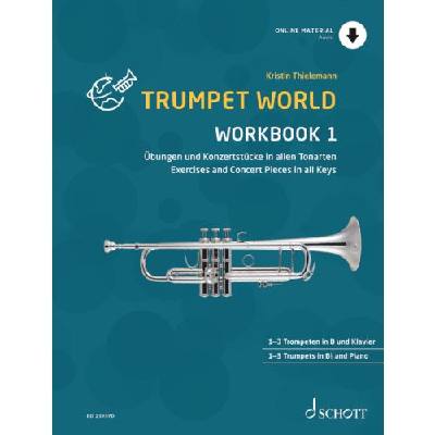 9790001221412 - Thielemann Kristin Trumpet World - Workbook 1