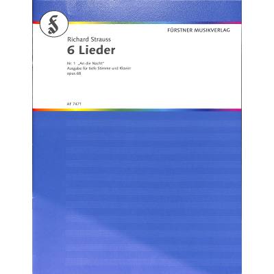 9790002002461 - An die Nacht op 68 (Des-Dur)