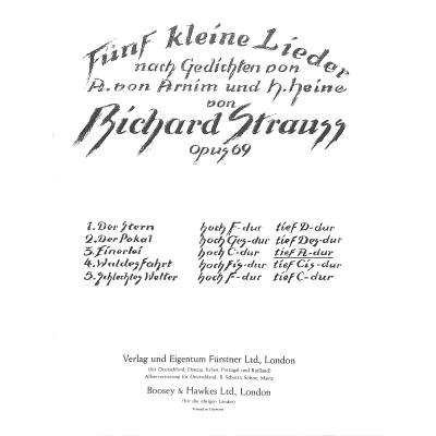 9790002002621 - Einerlei op 69 (A-Dur)