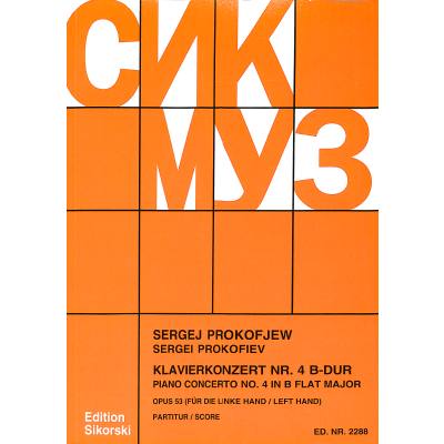 9790003016771 - Konzert 4 B-Dur op 53