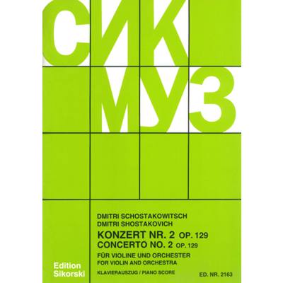 9790003017297 - Konzert 2 op 129