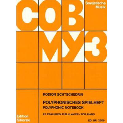 9790003017631 - Polyphonisches Spielheft