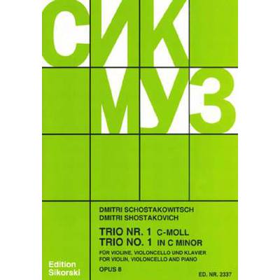 9790003018607 - Trio 1 c-moll op 8