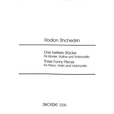 9790003029948 - 3 heitere Stücke für Klaviertrio