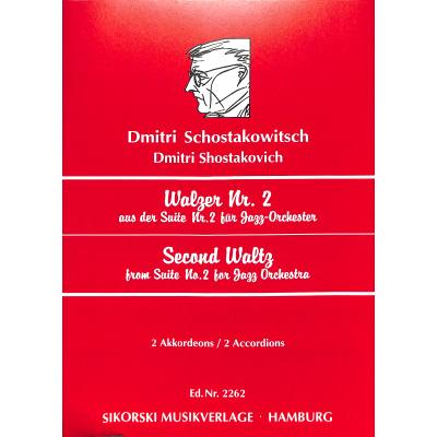 9790003031255 - Second Waltz (Walzer 2) aus Suite 2 für Jazz Orchester
