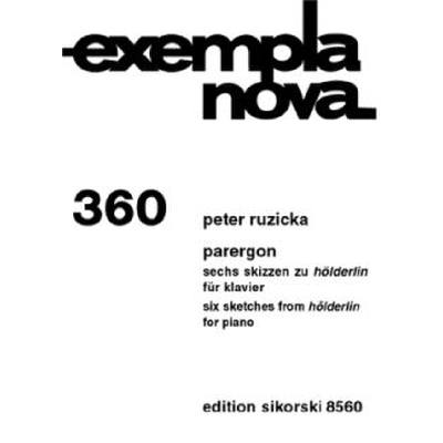 9790003035543 - Parergon - 6 Skizzen zu Hölderlin