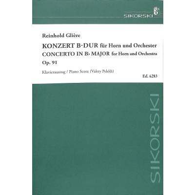 9790003062839 - Konzert B-Dur op 91