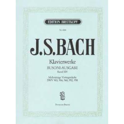 9790004162682 - Mehrsätzige Vortragsstücke BWV 903 906 968 992 998
