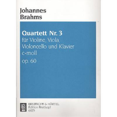 9790004165645 - Quartett 3 c-moll op 60