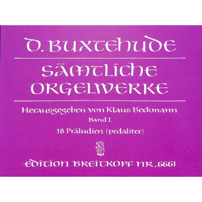 9790004168660 - Sämtliche Orgelwerke 1