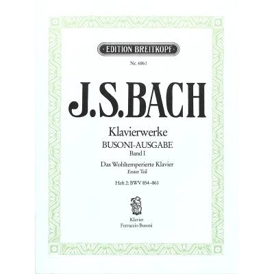 9790004170472 - Das wohltemperierte Klavier 1 2 BWV 854-861 9790004170472 - Das wohltemperierte Klavier 1 2 BWV 854-861