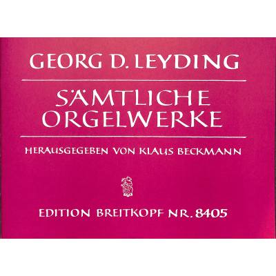 9790004177112 - Sämtliche Orgelwerke