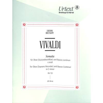 9790004179956 - Sonate c-moll RV 53