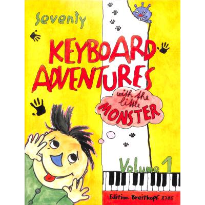 9790004182031 - 70 keyboard adventures with the little monsters 1