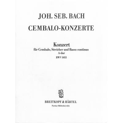 9790004202524 - Konzert 4 A-Dur BWV 1055