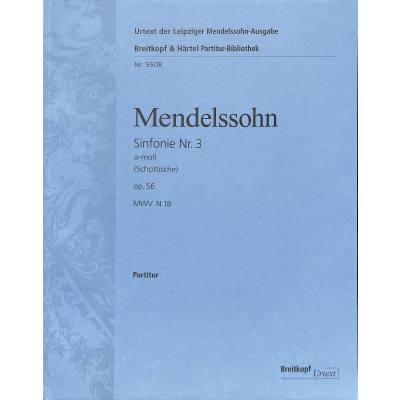 9790004211601 - Sinfonie 3 a-moll op 56 (Schottische)