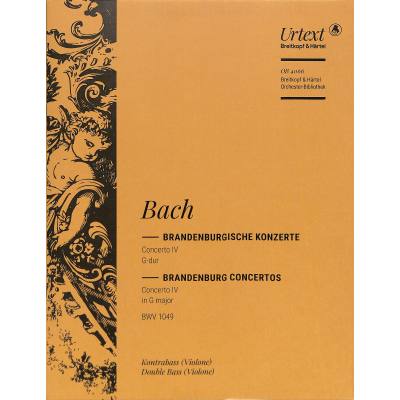 9790004303634 - Brandenburgisches Konzert 4 G-Dur BWV 1049