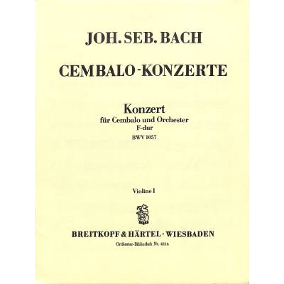 9790004304303 - Konzert 6 F-Dur BWV 1057