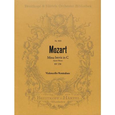 9790004328156 - Missa brevis C-Dur KV 258 (Piccolo   Spaur Messe)