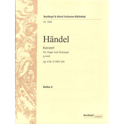 9790004335369 - Konzert g-moll op 4 3 HWV 291