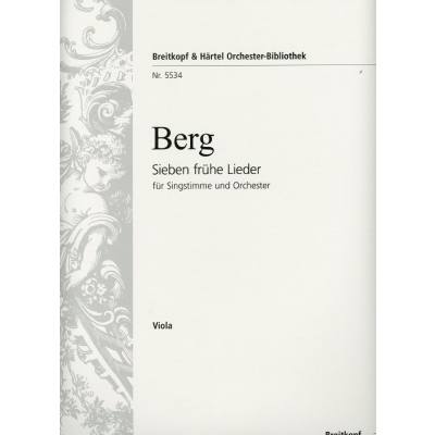 9790004341780 - 7 frühe Lieder