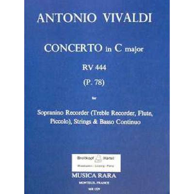 9790004482230 - Concerto C-Dur op 44 9 RV 444 F 6 5 PV 78 T 110