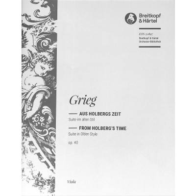 9790004780084 - Aus Holbergs Zeit - Suite op 40