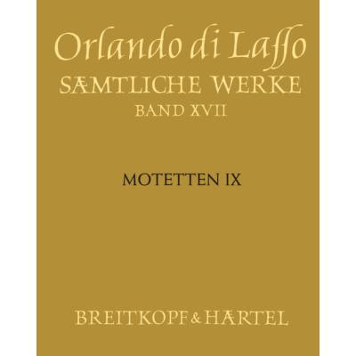 9790004803592 - Sämtliche Werke 17 - Motetten 9