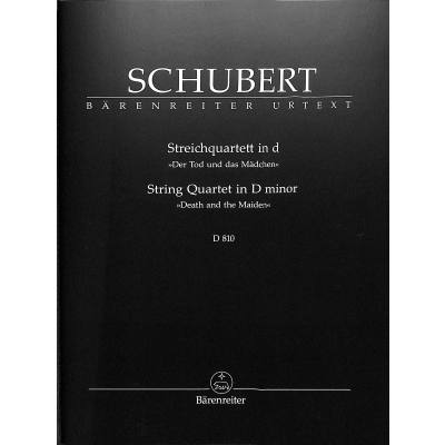 9790006202607 - Quartett d-moll D 810 (der Tod und das Mädchen)