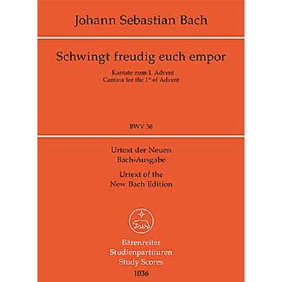 9790006202805 - Kantate 36 Schwingt freudig euch empor BWV 36
