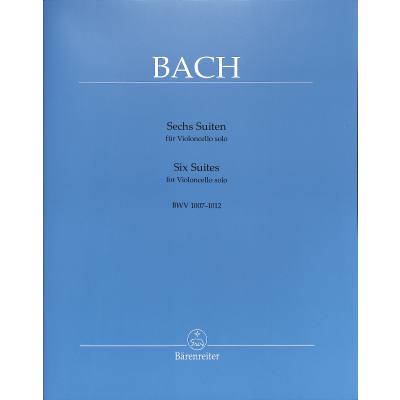 9790006401390 - Bach Johann Sebastian - GEBRAUCHT 6 Suiten BWV 1007-1012 für Violoncello solo - Preis vom 03062023 050417 h