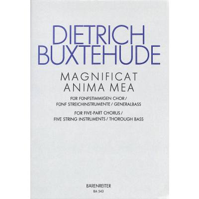 9790006403370 - Magnificat anima mea BUXWV Anh 1