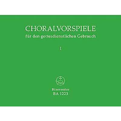 9790006409235 - Choralvorspiele 1 (für den Gottesdienst