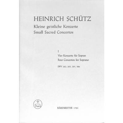 9790006412723 - Kleine geistliche Konzerte 1