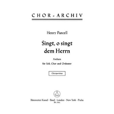 9790006427161 - O sing unto the lord - Singt o singt dem Herrn